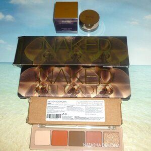 Eyeshadow Lot Natasha Denona Urban Decay Tarte Martini Chrome Paint NIB